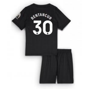 Tottenham Hotspur Rodrigo Bentancur #30 Udebanetrøje Børn 2025-26 Kortærmet (+ Korte bukser)